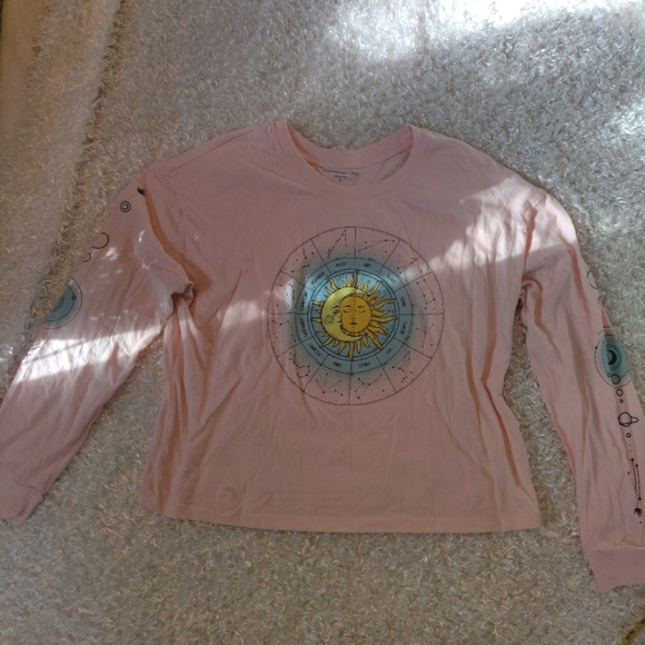 Women's Long Sleeve Stretch Tee Shirt Size L - Picture 4 of 7